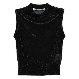Alexander Wang Hotfix Crystal Tank Top, size S, NWT